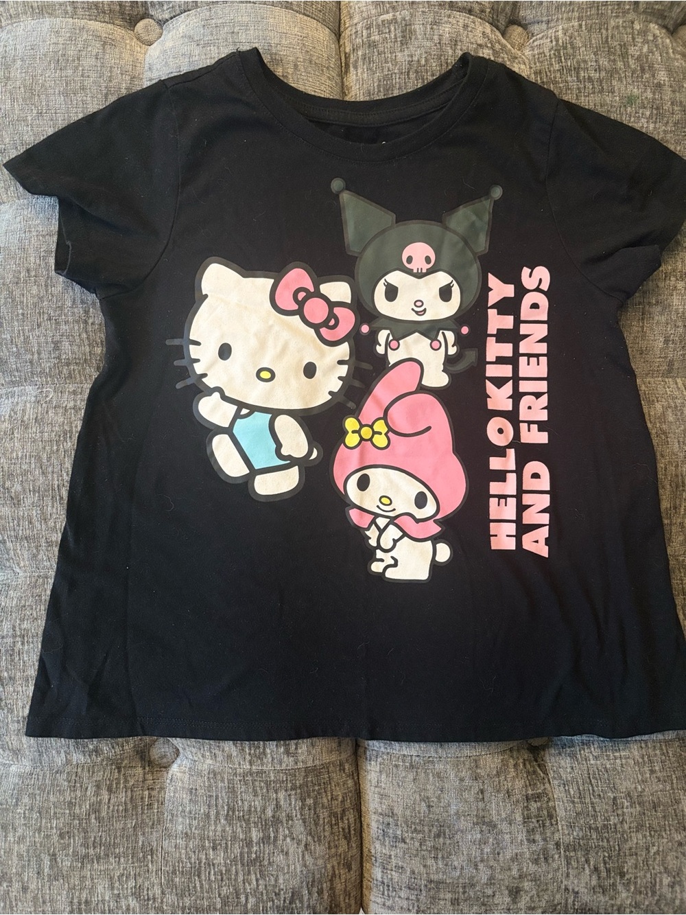 Hello Kitty Pink and Black Character Tee